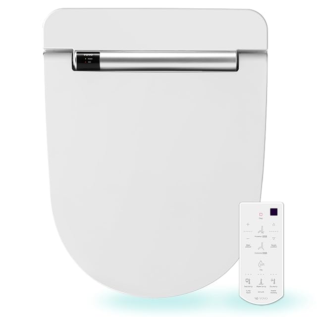 Asiento de inodoro bidé eléctrico inteligente VOVO VB-4100SR, redondo
