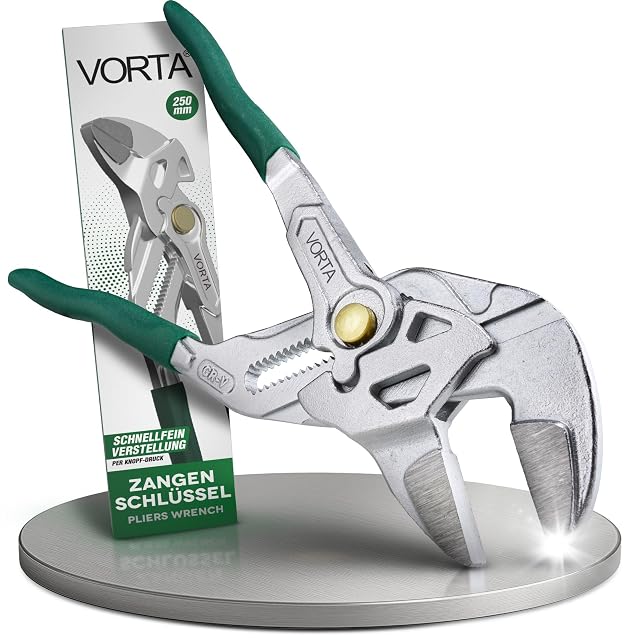Alicate llave VORTA de 250 mm con capacidad de mordaza de 52 mm