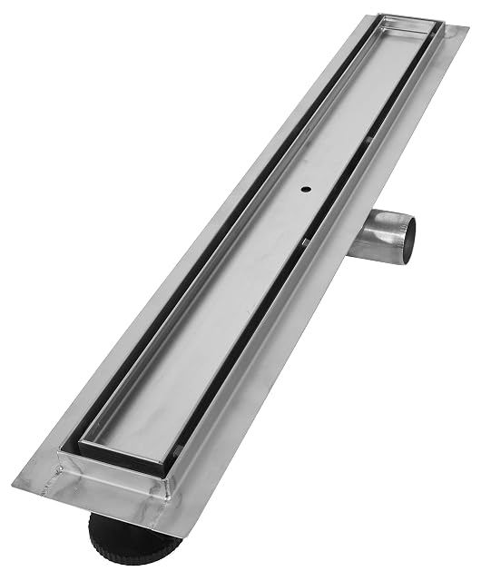 Canaleta de ducha alicatable de acero inoxidable VILSTEIN de 70 cm