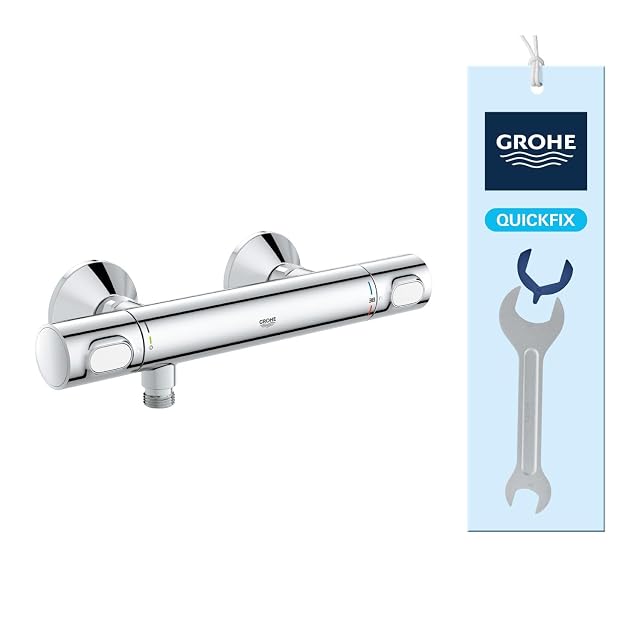 Mezclador termostático de ducha cromado GROHE Precision Flow