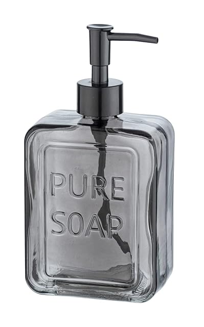 Dosificador de jabón de vidrio gris WENKO Pure Soap