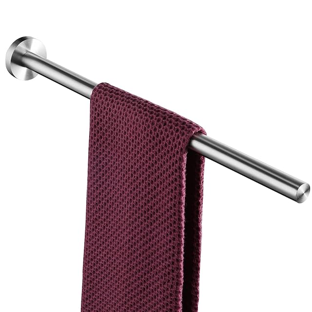 Toallero de acero inoxidable cepillado ZUNTO, 40 cm